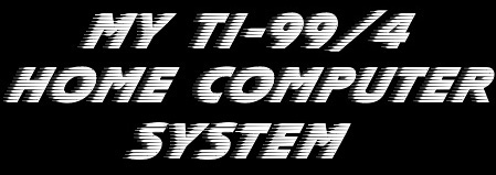 My 1979 TI-99/4 System
